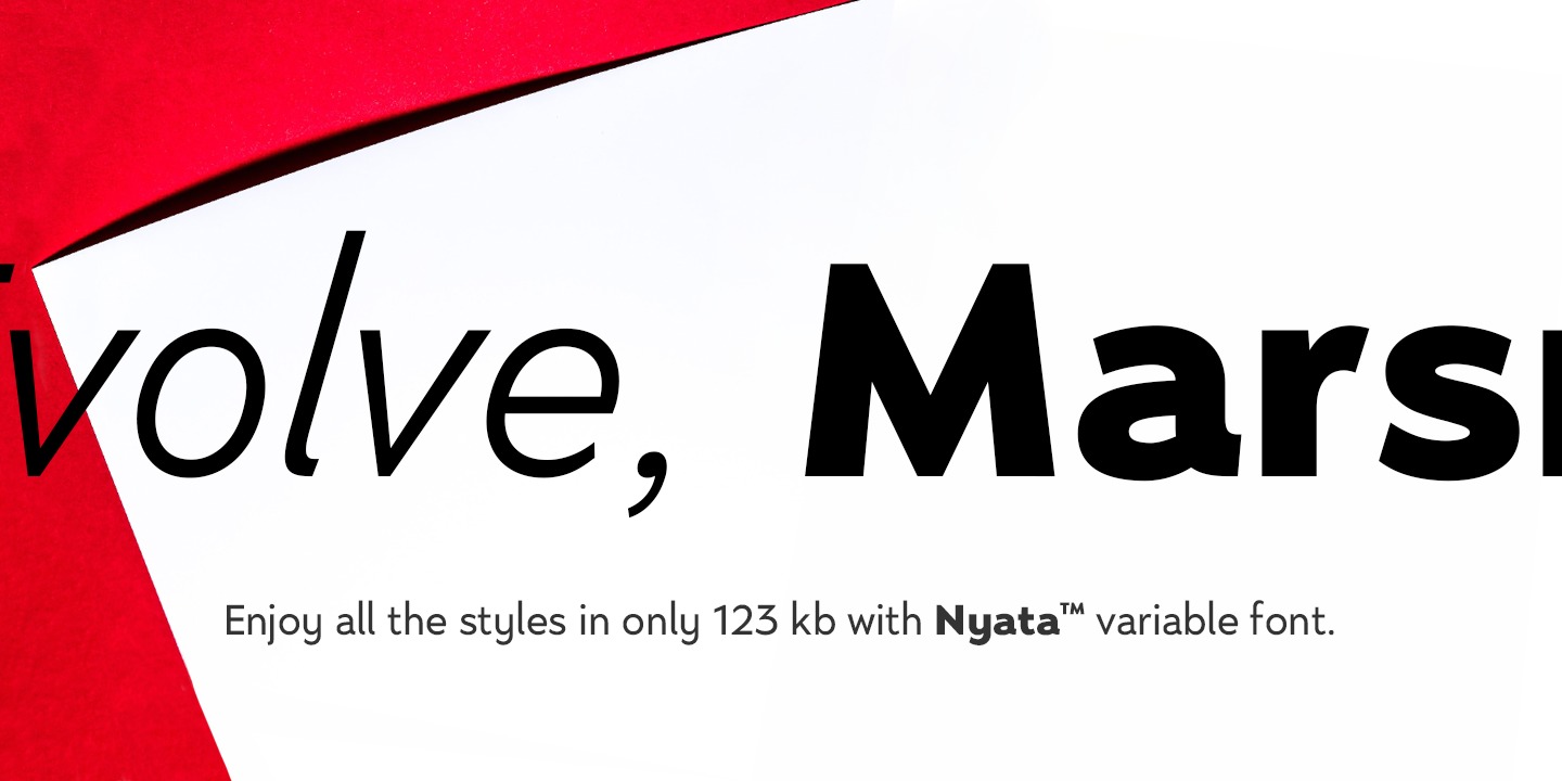 Example font Nyata #5
